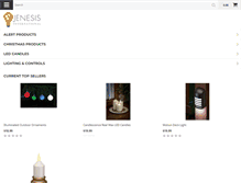 Tablet Screenshot of jenesisproducts.com